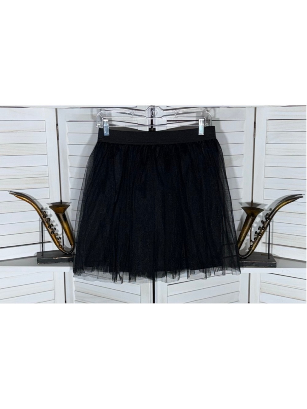 Spirit Halloween black lace mini skirt witch costume whimsigoth black swan fairy